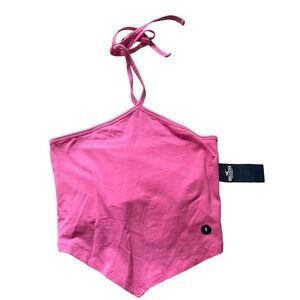 HOLLISTER PINK HALTER TOP